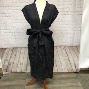 Handloom Black with gold threading (one size) Kaftans